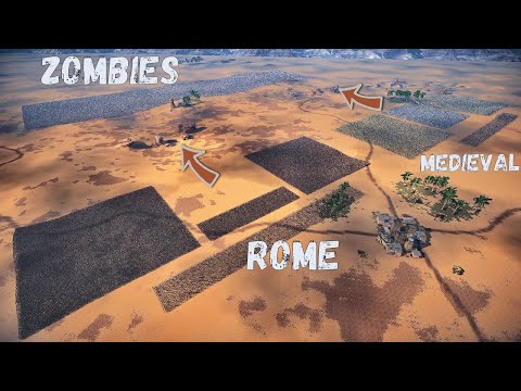 Zombie Horde vs United Army of Rome & Medieval - UEBS 2