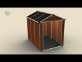 Skylight abri de jardin en résine 185,4x303,6x217 cm gris foncé | video 1