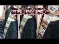 How To Drape Poonam Normal Saree To Look Slim Saree Draping Poonamsareedraping Sareedraping