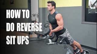 Reverse Sit Up exercise video thumbnail