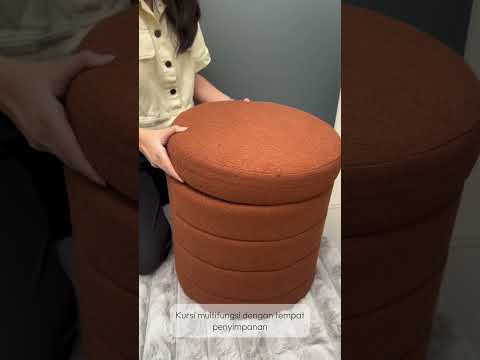 Gambar Informa Felix Bangku Fabric Dengan Penyimpanan - Abu-Abu