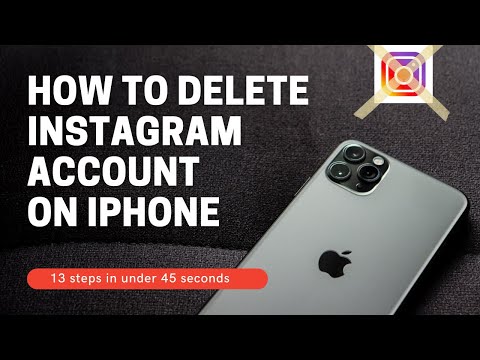 How to delete Instagram Account on iPhone - 13 steps...