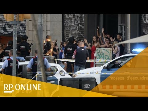 Handyvideos zeigen die Panik nach der Terrorattacke in Barcelona