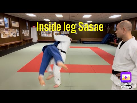 Very strong version of Sasae tsurikomi ashi !!