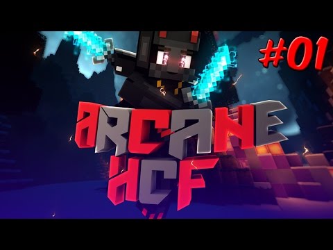 "BANNED ALREADY! + SO MANY DIAMONDS!" Minecraft Arcane HCF Map 1 #1