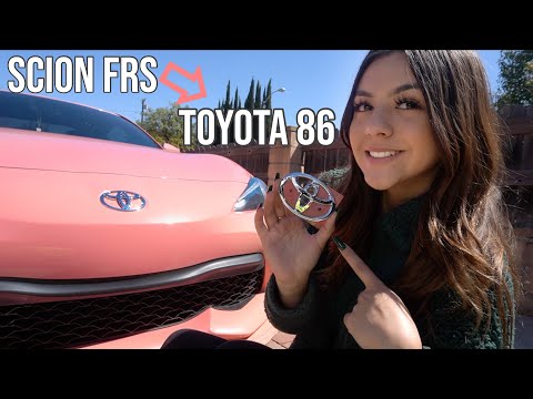 OFFICIALLY TURNING MY FRS INTO A TOYOTA 86 *FAIL!* 😳