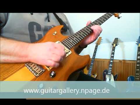 Guitar Demo: Aria TS-600 (Baker Street  Solo)