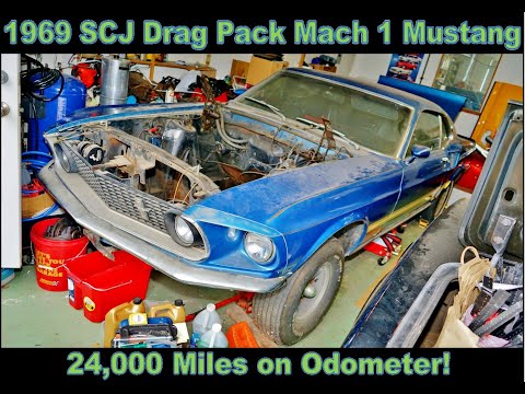 Super Cobra Jet Mach 1 Mustang garage find!