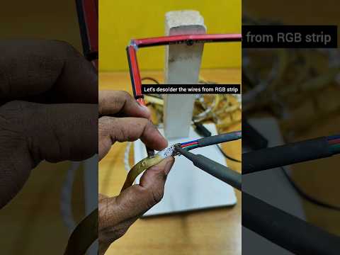 How to repair RGB strip light in 1min😍#shorts #rgb #rgblights #youtubeshorts #led #ledlights #diy