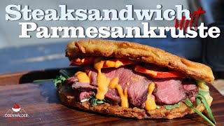 Steaksandwich mit Parmesankruste - Arme Ritter 2.0