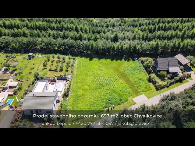 Sale land For housing 697 m², Chvalkovice