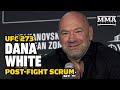 Dana White Reacts To Khamzat Chimaev vs. Gilbert Burns Slugfest, Sterling vs. Yan Scoring | UFC 273