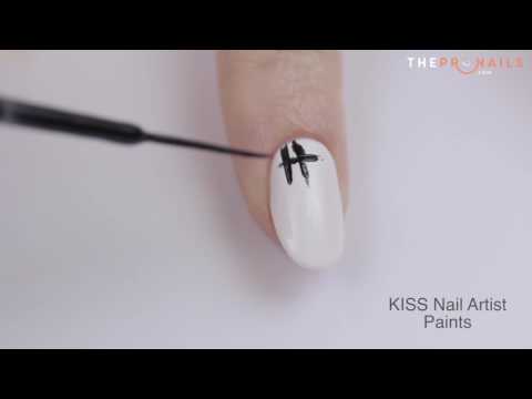 Mẫu nail Hashtag biến tấu (Deconstructed Hashtag nail)