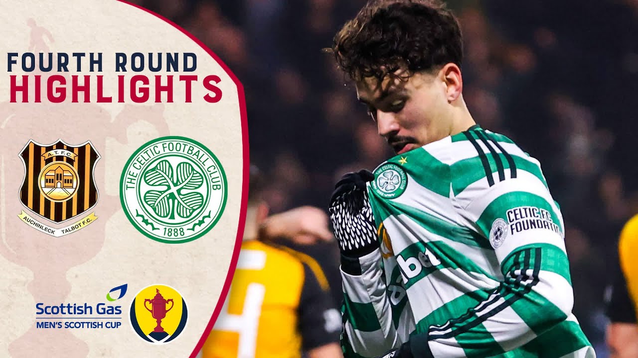 Kenny and Tounekti on Target! | Auchinleck Talbot v Celtic | Scottish Gas Scottish Cup Highlights