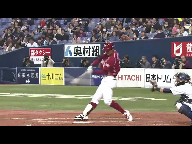 【4回表】今度は右へ!! イーグルス・茂木が2打席連続アーチ!! 2016/3/16 Bs-E