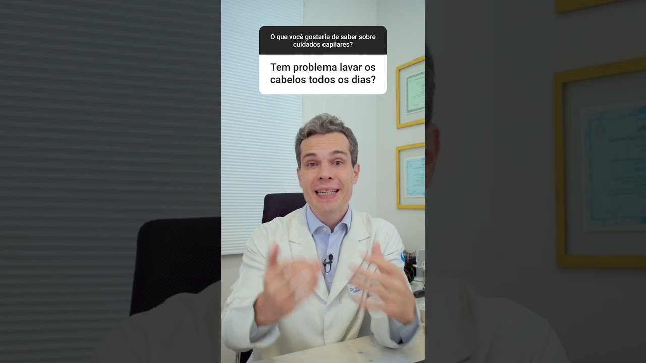 Tem Problema Lavar os Cabelos Todos os Dias? #shorts
