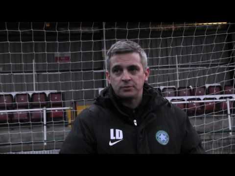 Post match interviews following the defeat by Corinthian Casuals