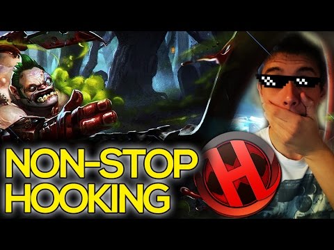 hOlyhexOr NON-STOP HOOKING Pudge Dota 2 Action
