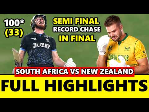 South Africa vs New Zealand ICC T20 World Cup Semi Final Full Match Highlights 2026 | Nz vs Sa