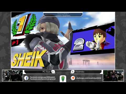 S4@GU 8-16 (Loser's Quarters): PG Suar (Sheik) vs HeelMike (Brawler)