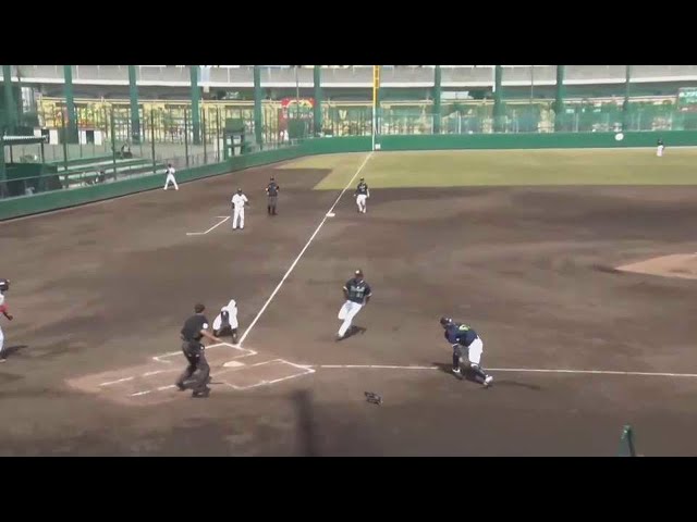 【ファーム】マリーンズ・小川の好走塁で同点に追いつく!! 2021/4/28 M-S(ファーム)