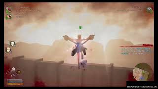 Attack On Titan 2 Second victory practice NITEMARE difficulty Sasha #3