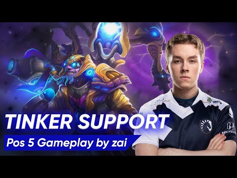 TINKER HARD SUPPORT POS 5  by ZAI | Dota 2 Pro Support