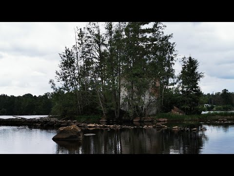 TRANSFORMATORSTATIONEN  på den lilla holmen i RONNEBYÅN - 210624 - HJORTHÅLAN - Huawei p30 PRO