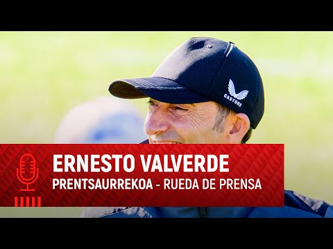 Imagen de portada del video 🎙️ Ernesto Valverde | pre Athletic Club-Valencia CF I 11. J LaLiga 2023-24