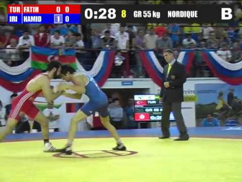 Hamid Sourian (Iran) vs Fatih Ucuncu (Turkey) 55kg 2012 Greco Roman World Cup FINAL