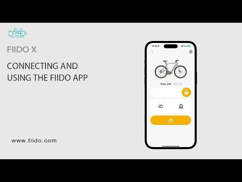Cnnnecting and using the fiido app