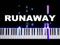 Kanye West Runaway Ft Pusha T Piano Tutorial MEDIUM