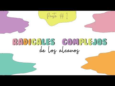Alcanos. Radicales Complejos, Teoría y Reglas para Nombrarlos