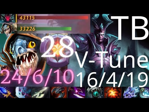 V-Tune Terrorblade vs Slark, Storm Spirit, Venomancer - Illusion = vision, toss to pillar - dota2