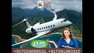 King Air Ambulance Service in Varanasi with Classy Medical Tool