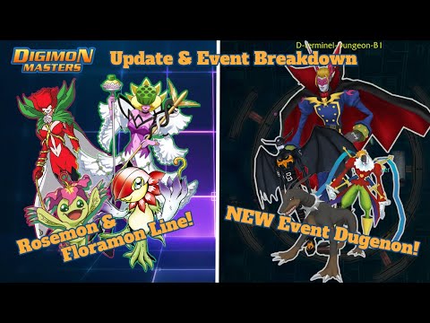 DMO Update & Event : Lotusmon & Rosemon Line - Event Dugenon - Digimon Masters Online Update! - GDMO