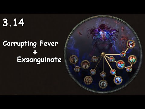 [POE 3.14] Corrupting Fever + Exsanguinate Elementalist 16T