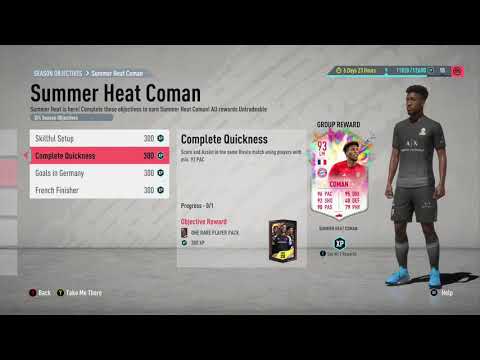93 Coman Summer Heat Objectives FIFA 20