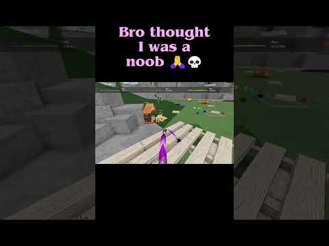 Bro thought I was a noob 🙏💀 (Fling Things and People Roblox Clip)