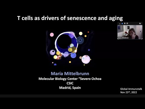 "T cells as drivers of senescence and aging" by Dr. Maria Mittelbrunn