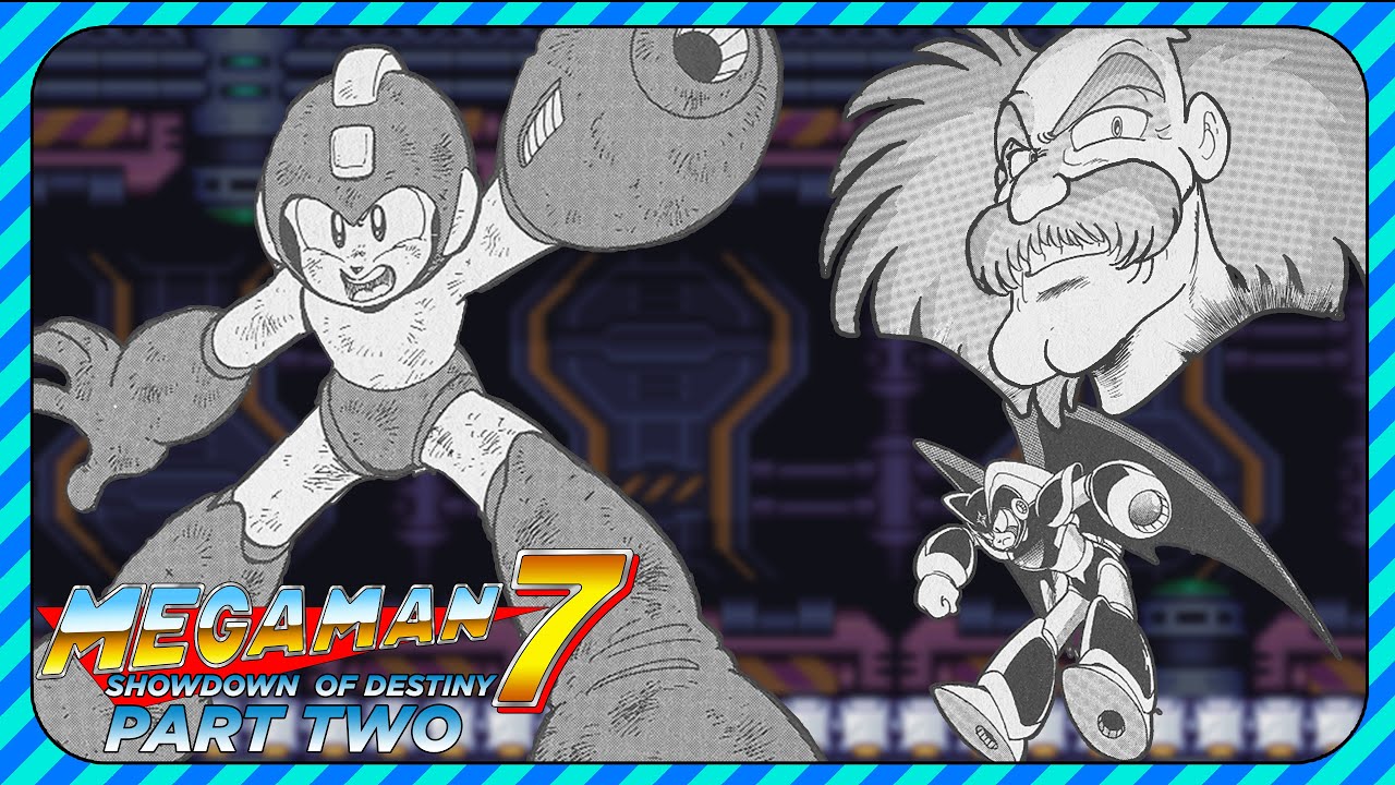 Mega Man 7: Showdown of Destiny! (Part Two) A Retro Gaming Manga Adaptation of the Super NES Classic
