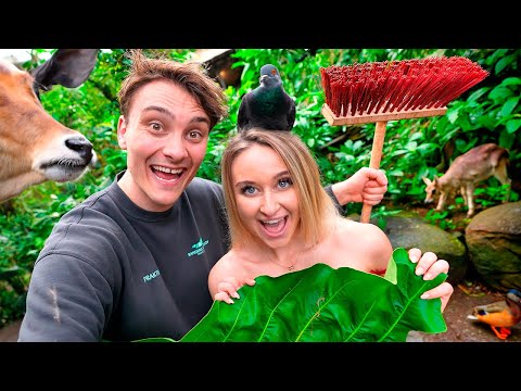 Vi Er Dyrepassere i Randers Regnskov i En Dag