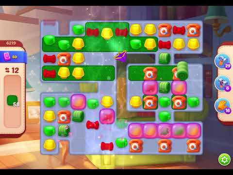 HomeScapes Level 6219 no boosters (24 moves)