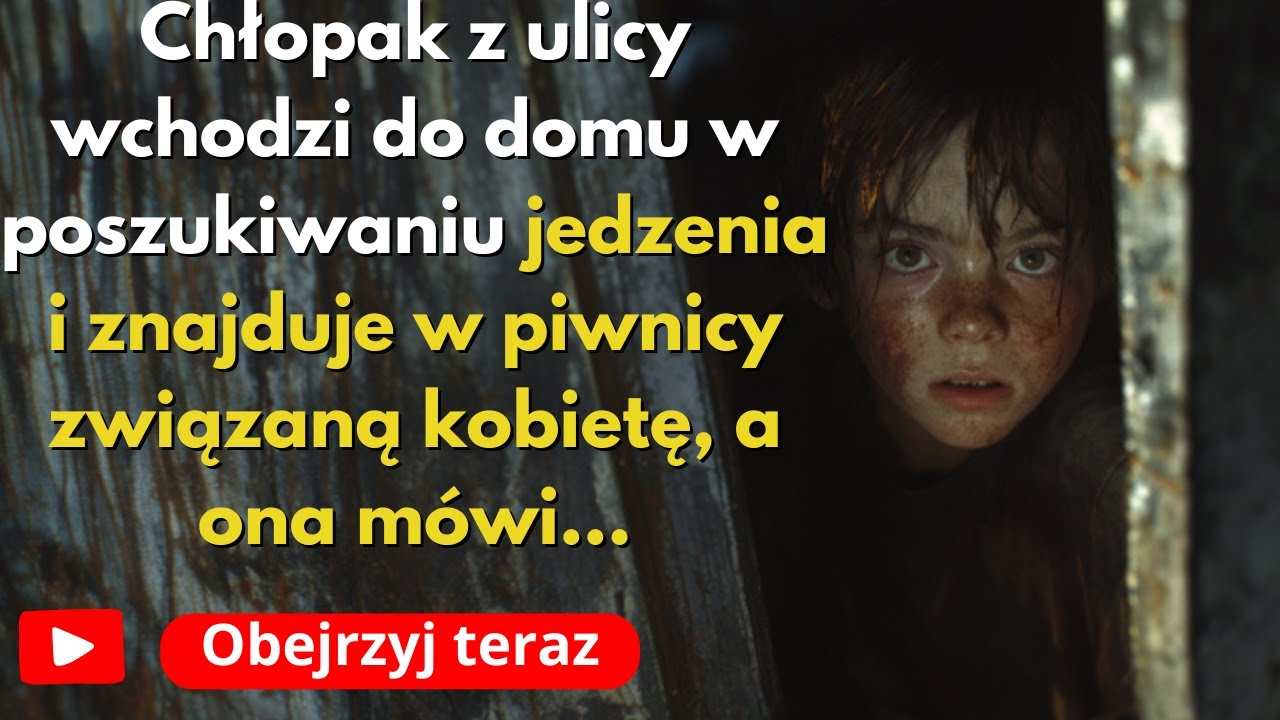Bezdomny chłopiec znajduje kobietę i dziecko uwięzionych w piwnicy,a to,co robi,zaskakuje wszystkich