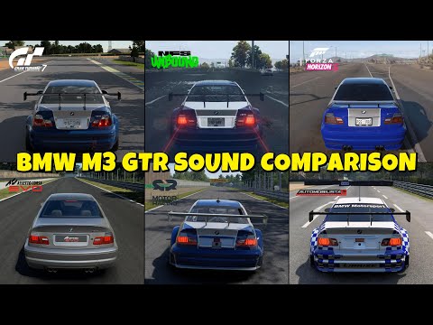 Legendary BMW M3 (E46) GTR Sound Comparison | 9 Racing Games Tested (4K)