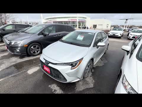 2021 Toyota Corolla Hybrid CVT in Silver for sale at Stouffville Toyota in Whitchurch-Stouffville, ON