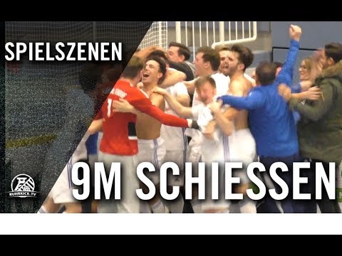 Neunmeterschießen | SV Burgaltendorf - FC Kray (Finale, Hallenmeisterschaft 2018)