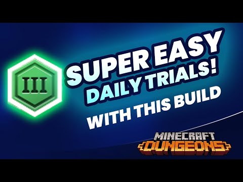 SpookyFairy - BEST Build for Easy DAILY TRIALS in Minecraft Dungeons - Too EZ!