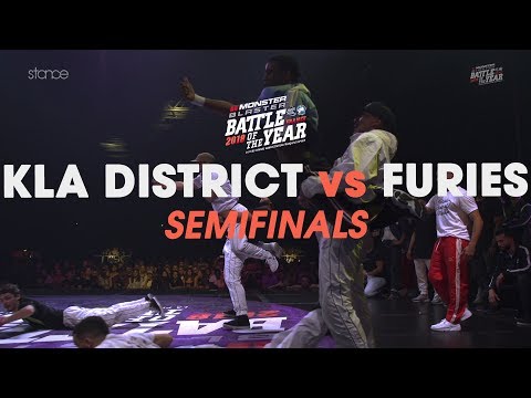 KLA District vs Furies [Semifinals] // .stance // Battle of the Year France 2018