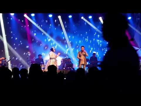 HEDI YUNUS ft MELLY GOESLAW - ANTARA KITA + KRISTAL KRISTAL CINTA [KONSER BERDUA]